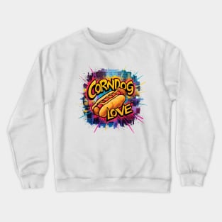 Corndog Love Design Crewneck Sweatshirt